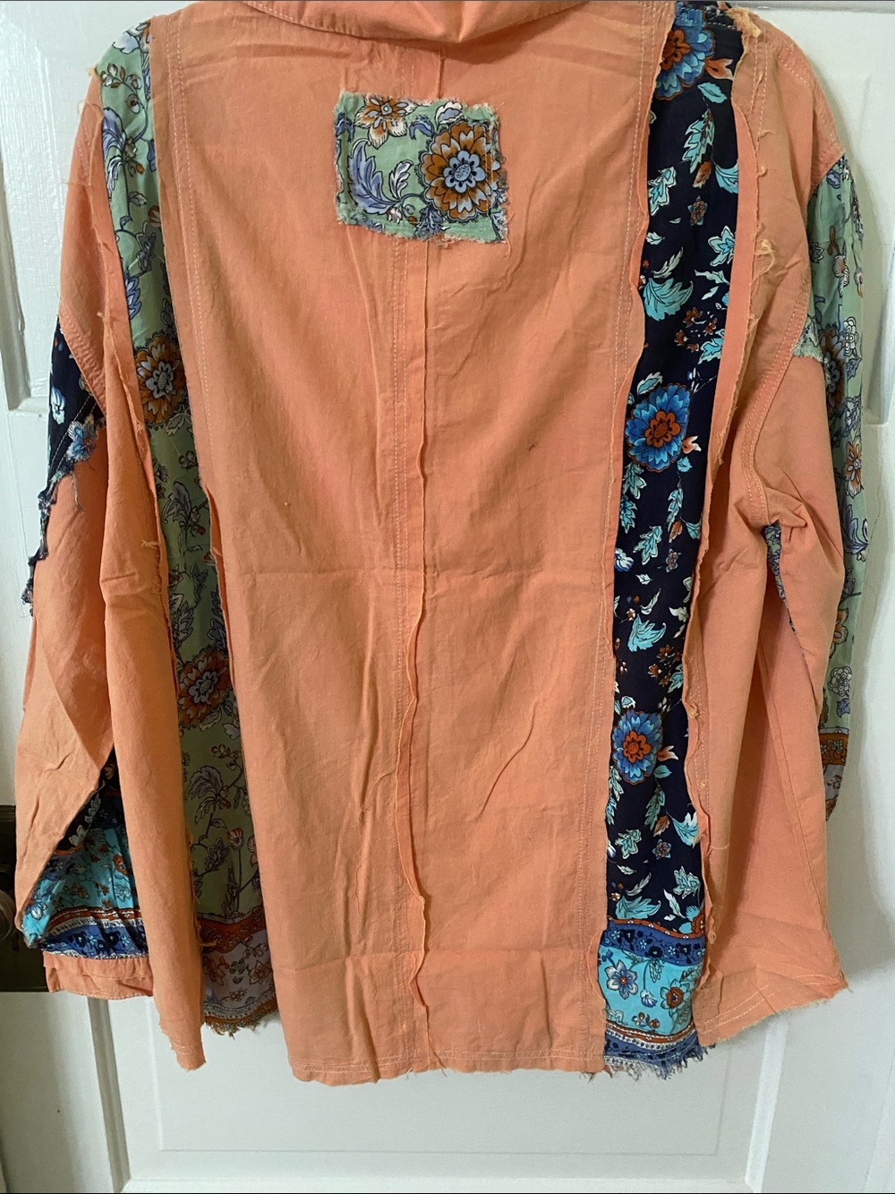 POL Boho Patchwork Button-Down Shirt - Picture 6 of 8